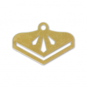 Terminali per tessitura di perline/Delica Perles & co 18 mm dorado con oro fino