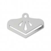 Terminali per tessitura rocailles/Delica Perles & co 18 mm argentato|raw }}