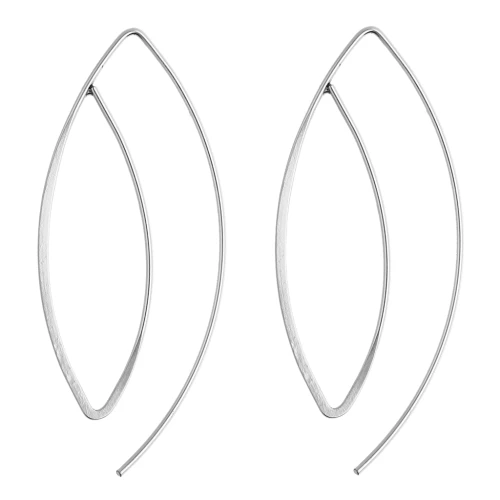 Manchelle grandi design 43 mm Impiallacciatura in argento fino invecchiato x2