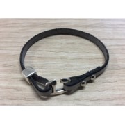 Chiusure da avvitare 4 mm per laccetto 5 mm Placcatura Argento Antico x2