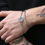 Bracciale snake 17.5 cm Acciaio Inox x1