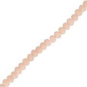 Perline schiacciate sfaccettate mm. 3x2 mm Almond Frosted x38cm