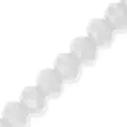 Cipollotti/ Rondelle cinesi 4x3 mm White Opaque x45cm