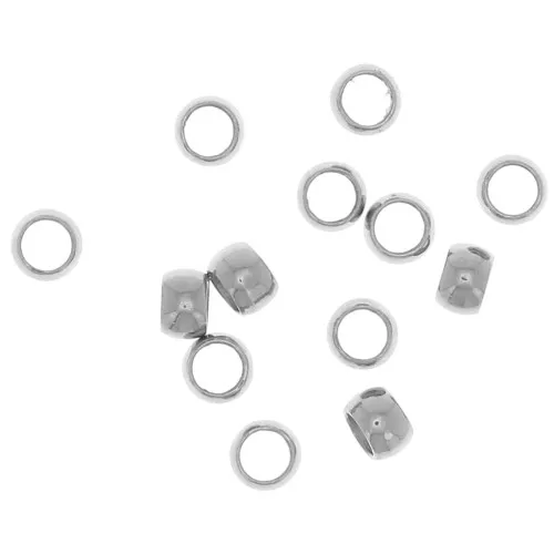 Schiaccini a tubo 2x2 mm Acciaio inox 303L x25