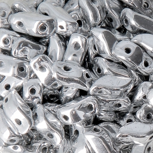 StormDuo 2-hole in vetro di Boemia 3x7 mm Labrador x50