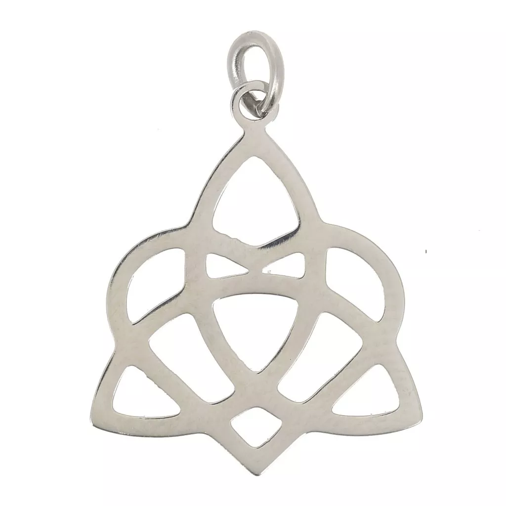 Squiso Acciaio Inossidabile Sole E Luna Nodo Celtico Stregoneria Collana Con Ciondolo Nodo Strega Uomo Donna Gioielli Fortunati Alla Moda - Foto 3