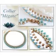 Perle in vetro Paros® par Puca® 7x4mm Light Copper Mat x10g