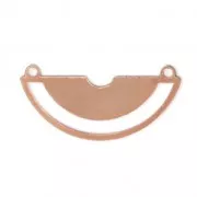 Terminali per tessitura rocailles/Delica Perles & co 11x24 mm oro rosa