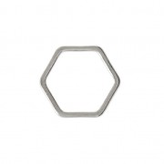 Anello di montaggio e tessitura esagonale 12mm Argento x25|raw }}