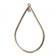 Separatore goutte 2 anelli 42mm in Gold filled x1|raw }}