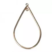 Separatore goutte 2 anelli 42mm in Gold filled x1