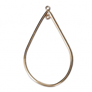 Separatore goutte 2 anelli 42mm in Gold filled x1