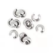 Coprischiaccini 3 mm in Argento 925 x20