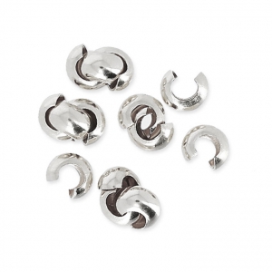 Coprischiaccini 3 mm in Argento 925 x20
