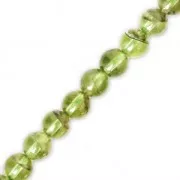 Perline Gemme rotonde 2 mm Peridot x50
