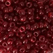 Rocailles Matubo 8/0 - 3.15 mm Red Opal x10g