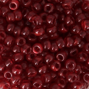 Rocailles Matubo 8/0 - 3.15 mm Red Opal x10g