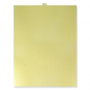 Foglio tela Canevas Plastica da ricamare e ritagliare 26.7x34.3 cm n°7 Giallo|raw }}