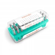 Set di fustelle a rilievo ImpressArt - 3 mm - Alfabeto maiuscolo JUNIPER x33