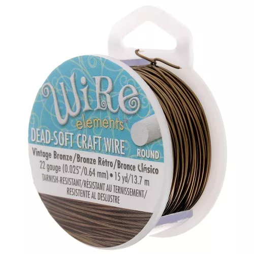 Filo di rame Craft Wire morbido 0.64 mm Vintage bronze x 13.5 m