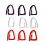 Set di 21 anellini per le maglie in plastica x21