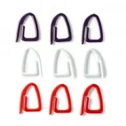 Set di 21 anellini per le maglie in plastica x21