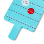 Set per creare 6 a 8 mini pompons rotondi simultaneamente 3 e 2 cm