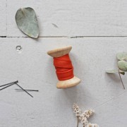 Sbieco Crêpe di viscosa Atelier Brunette 10 mm Crêpe Tangerine x1m