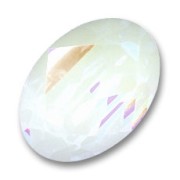 Cabochon PureCrystal 4120 ovale mm. 14x10 White Opal|raw }}