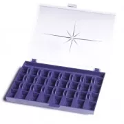 Scatola per 32 spolette per macchina da cucire