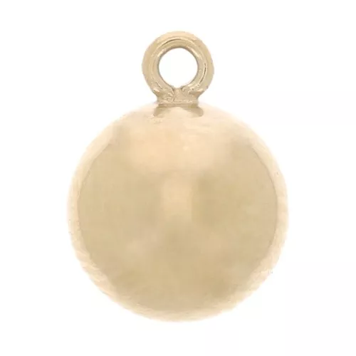 Ciondolo a forma di pallina 4 mm Gold filled x4