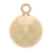 Ciondolo a forma di pallina 5 mm Gold filled x1