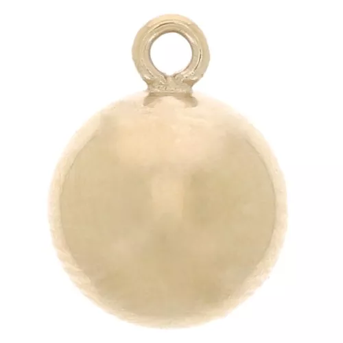 Ciondolo a forma di pallina 6 mm Gold filled x1