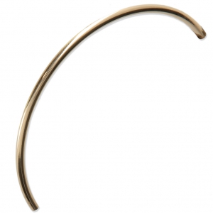 Tubo curvo 56x2 mm di Gold filledi x1