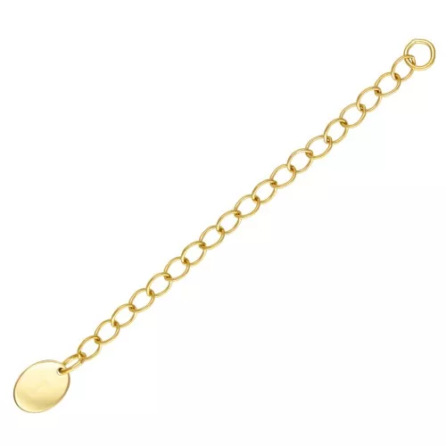 Catena di estensione ciondolo con marchio 1/20 14K 65 mm Gold Filled x1
