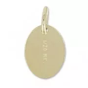 Catena di estensione ciondolo con marchio 1/20 14K 65 mm Gold Filled x1