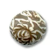 Tonda rilievo fiore mm. 14