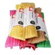 Rafia sintetica per ferri e uncinetto - Rosa mat x20m