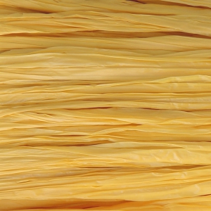 Rafia sintetica per ferri e uncinetto - Giallo mat x20m