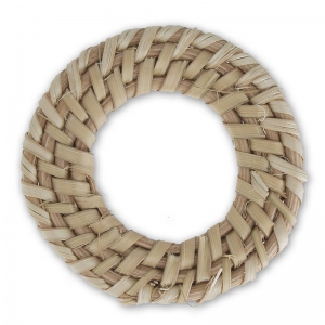Anello in rattan 50 mm per creazioni DIY x1