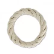 Pendente/ Anello in rattan 30 mm per creazioni DIY x1