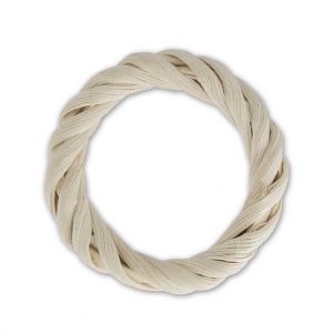 Pendente/ Anello in rattan 30 mm per creazioni DIY x1