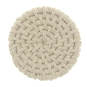 Disco in rattan da 40 mm - Naturale x1