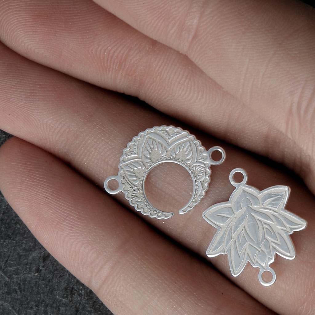 Orecchini Sovats A Fiore Di Loto, Argento 925 Rodiato, Simbolo Di Purezza, Ipoallergenici, Regalo Per Donna