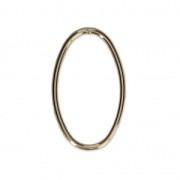 Anellino chiuso ovale 22x13mm Gold Filled 14 carati x1