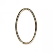 Anellino chiuso ovale 22x13mm Gold Filled 14 carati x1
