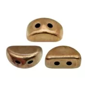 Perle in vetro Kos® par Puca® 6x3mm Dark Gold Bronze x10g