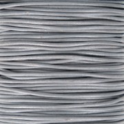 Cordone in cuoio vero 1.5 mm Grigio chiaro x100 cm|raw }}