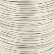 Cordone in cuoio vero 1.5 mm Light beige x100 cm|raw }}