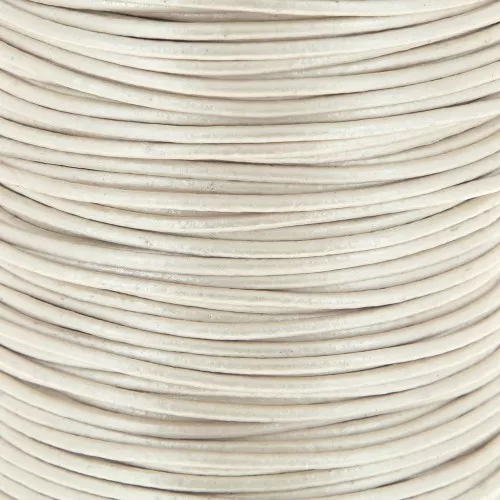 Cordone in cuoio vero 1.5 mm Light beige x100 cm